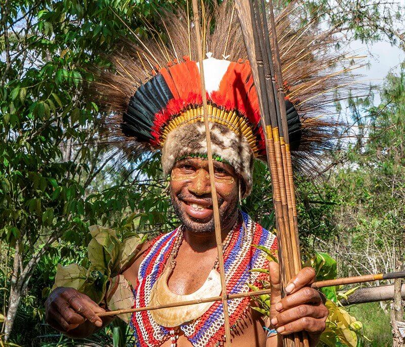 Time Traveling Adventures In Papua New Guinea To Add To Your 2024 Bucket List Cultural Performer From The Keeya Tribe, Eastern Highlands Province, Papua New Guinea