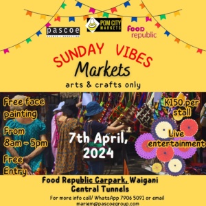 Sunday Vibes Markets 7th April 2024 Pom City Markets