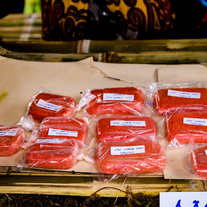 Jimi Marita Soap Being Sold During The Festival