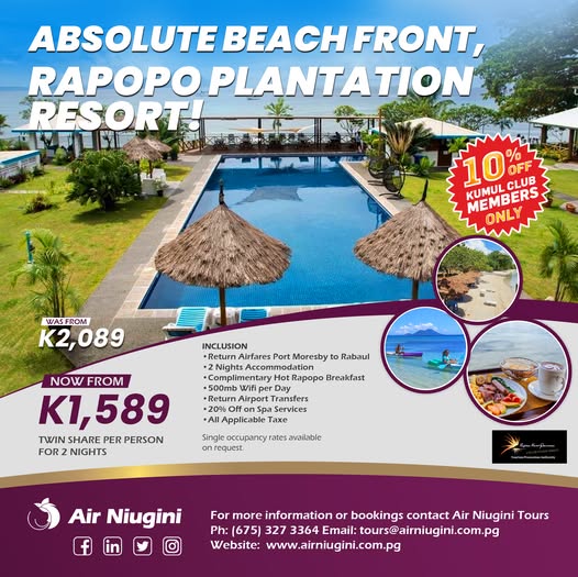 Rapopo Plantation Hotel 2025 January Ang