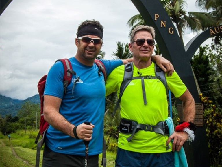 Kokoda Station, Oro (northern) Province [australian Celebrity Trekkers Gary Lyon And Sam Newman]