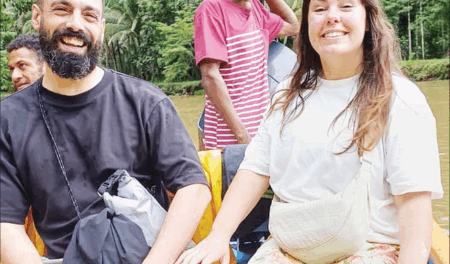 Teasha and Hugo in Milne Bay