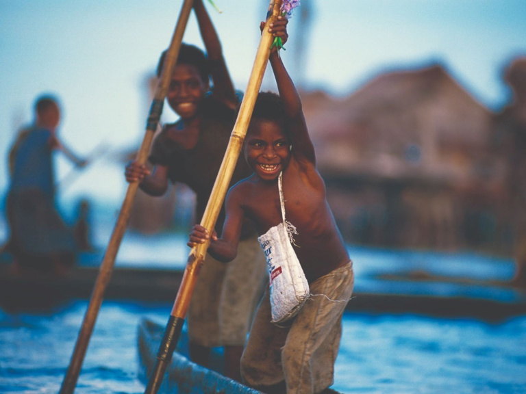 Life Along The Sepik River At Dusk3