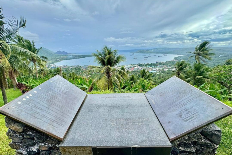 Rabaul Volcano Observatory Lookout, East New Britain. Credit Png Tour Guides