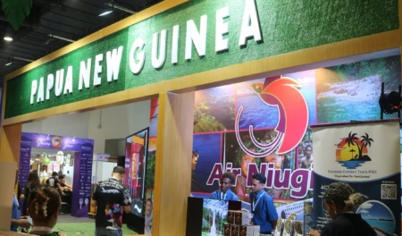 Air Niugini Papua New Guinea Exhibit Travel Madness Show 1