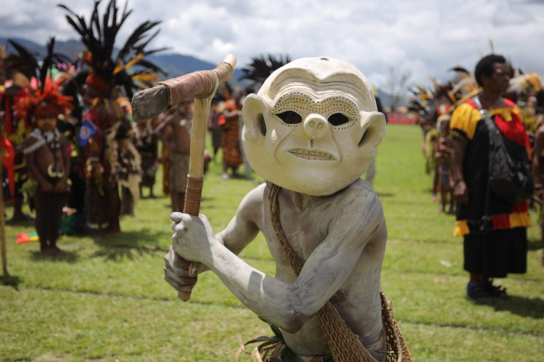 Asaro Mudman, Goroka Show, Eastern Highlands Province