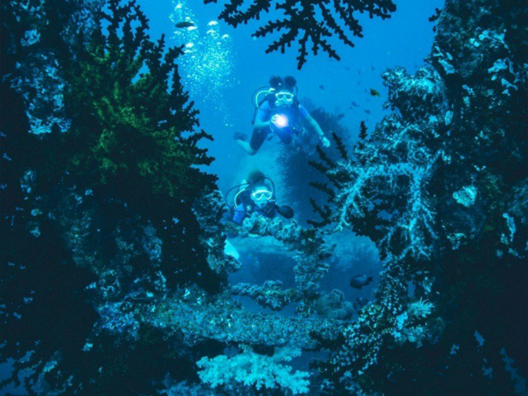Wreck Diving Bootless Bay With Loloata Island Resort, Central Province